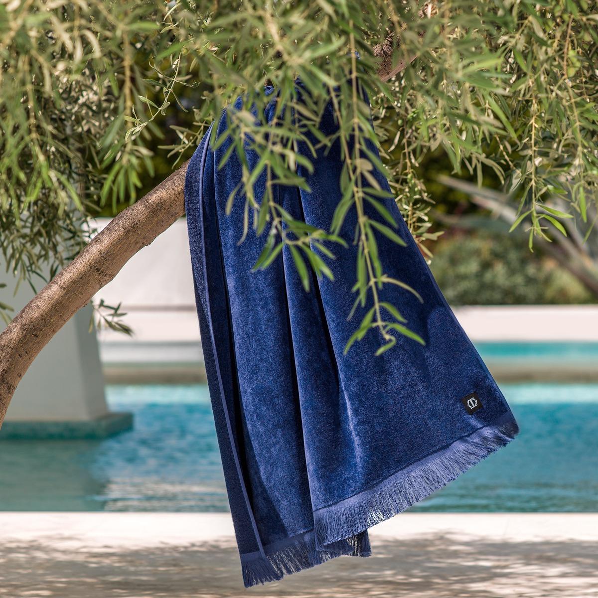 фото Полотенце togas монсан синее 100х180 см