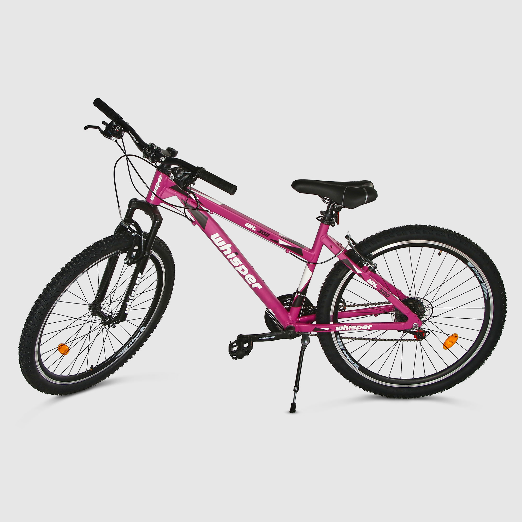 Велосипед Corelli Whisper женский 26 дюймов 21 скорость розовый Жесткая стальная вилка - фото 1