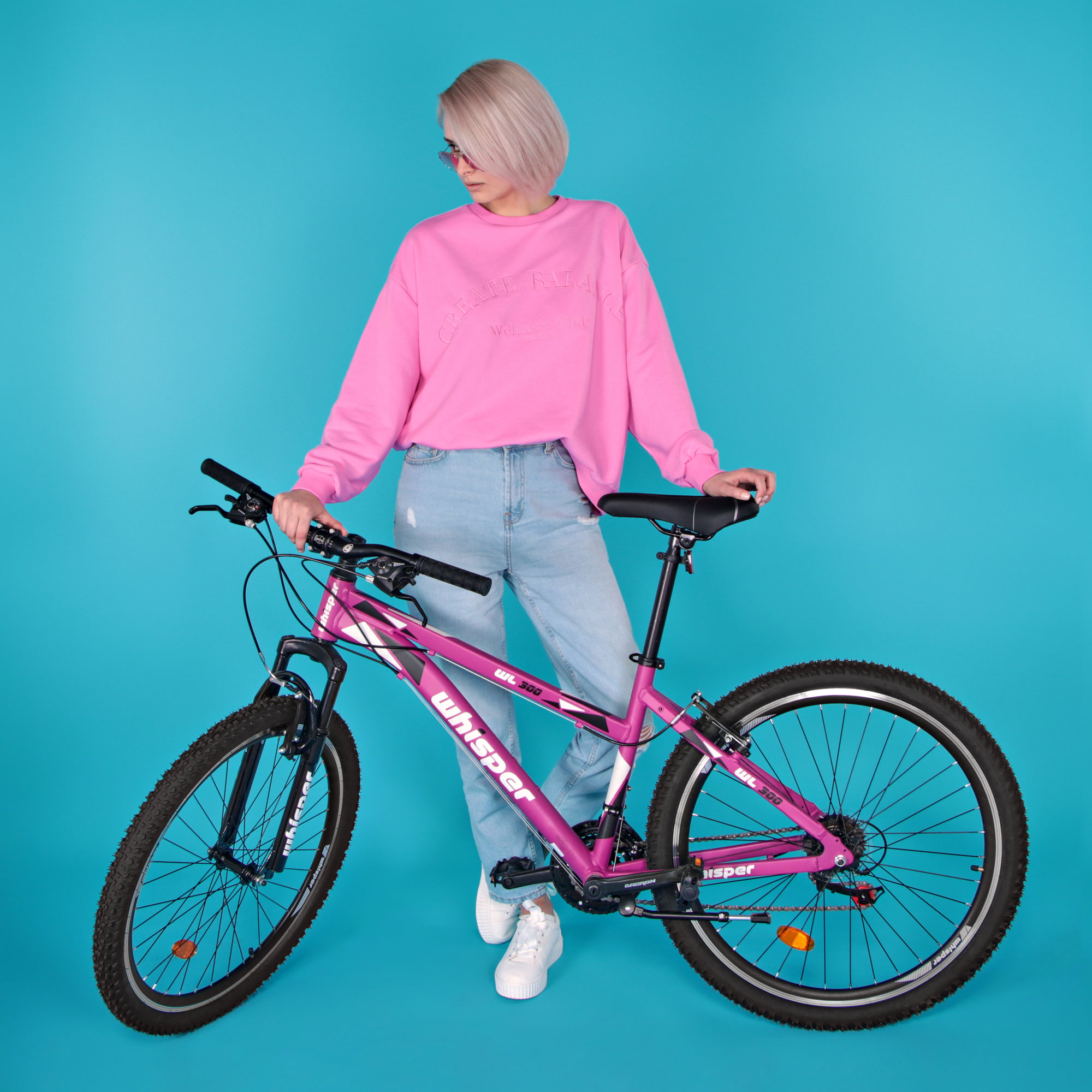 Велосипед Corelli Whisper женский 26 дюймов 21 скорость розовый Жесткая стальная вилка - фото 2