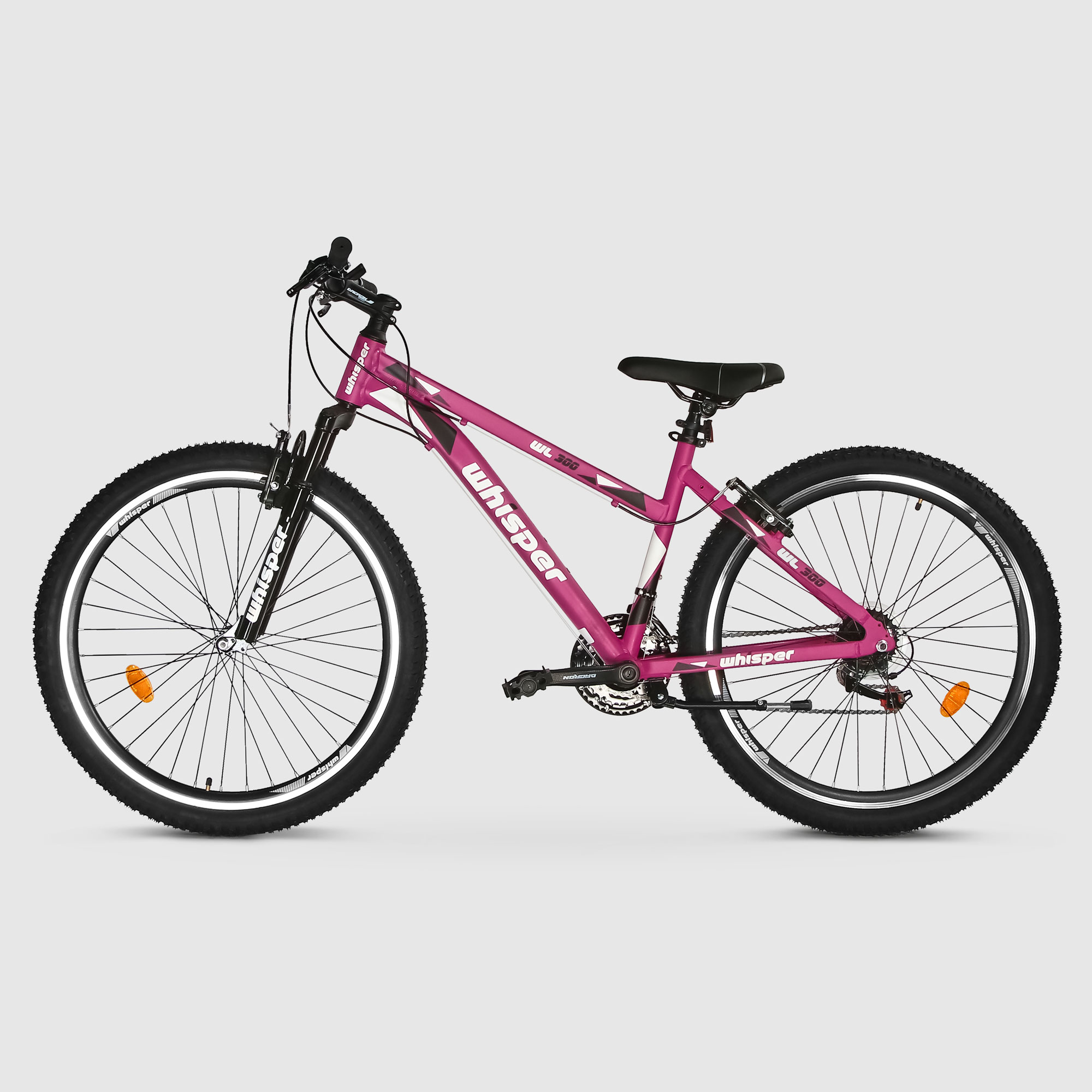 Велосипед Corelli Whisper женский 26 дюймов 21 скорость розовый Жесткая стальная вилка - фото 3