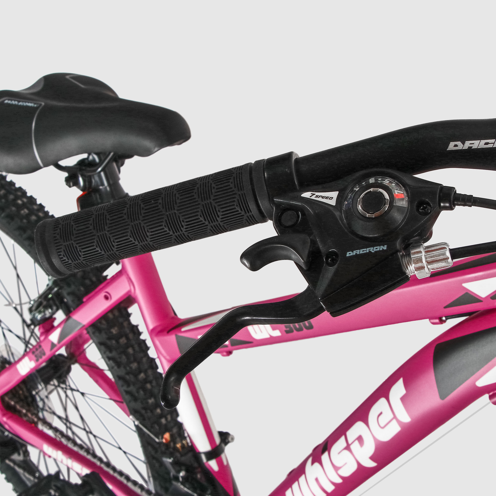 Велосипед Corelli Whisper женский 26 дюймов 21 скорость розовый Жесткая стальная вилка - фото 11