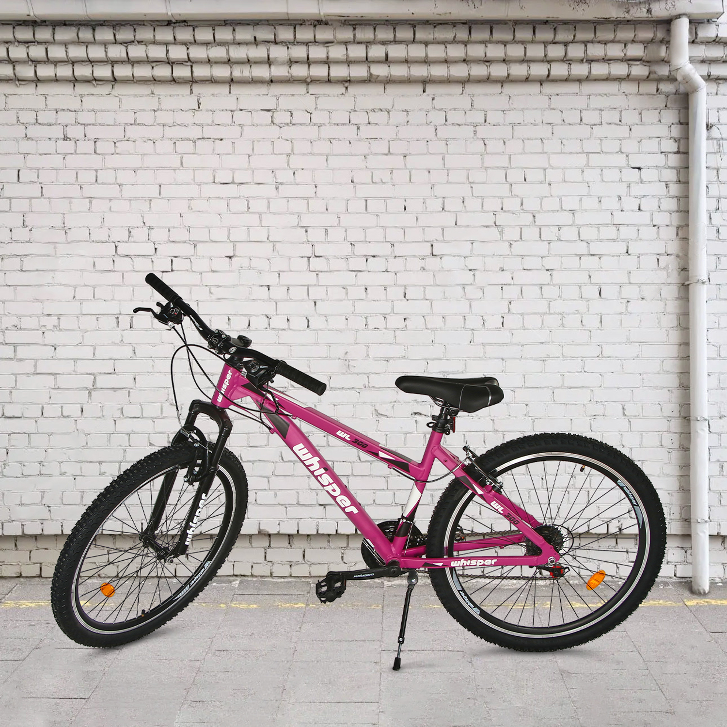 Велосипед Corelli Whisper женский 26 дюймов 21 скорость розовый Жесткая стальная вилка - фото 13