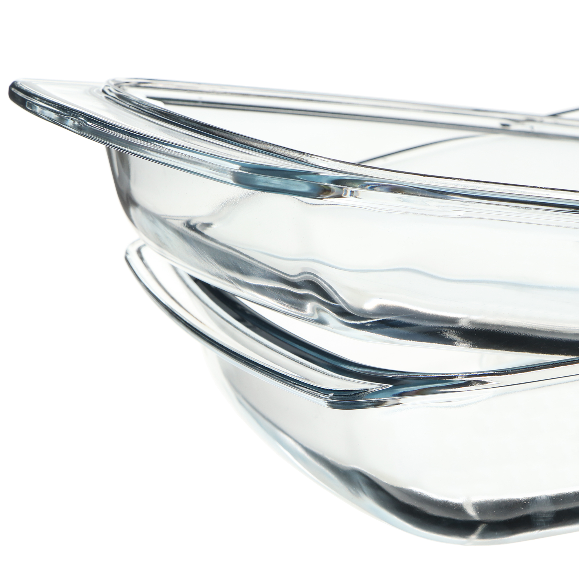 Форма для запекания с крышкой Koopman tableware 4,1 л, цвет прозрачный - фото 5