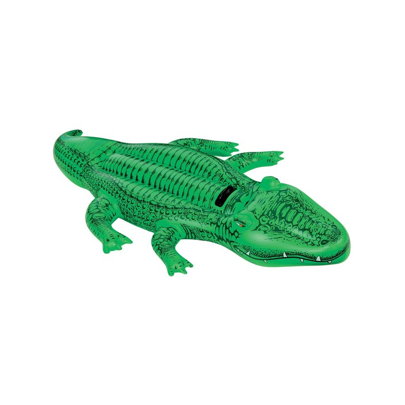 Игрушка крокодил Intex надувной 168х68 см, цвет мультиколор