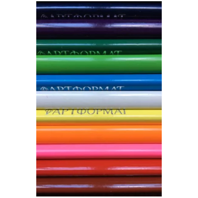 фото Набор карандашей артформат акварельные 12 цветов