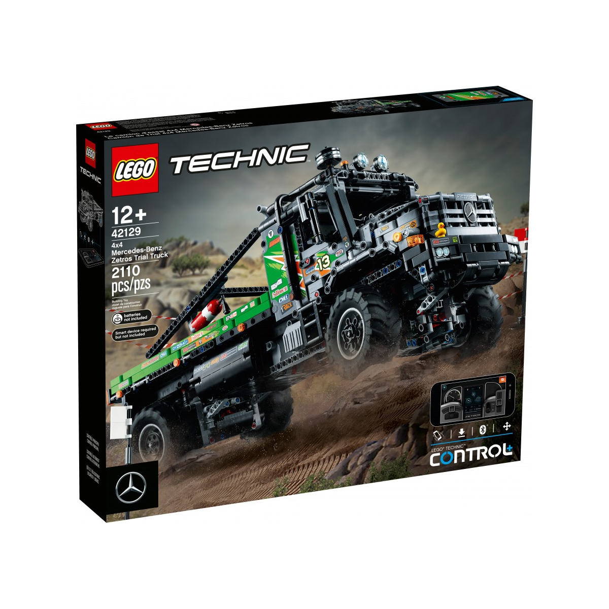 фото Конструктор lego technic полноприводный грузовик-внедорожник mercedes-benz zetros