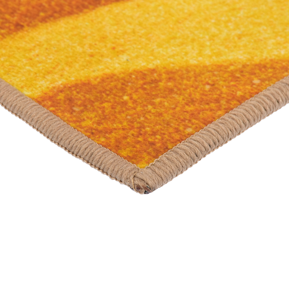 фото Коврик для ванной влаговпитывающий vortex velur spa золотой песок жёлтый 50х80 см