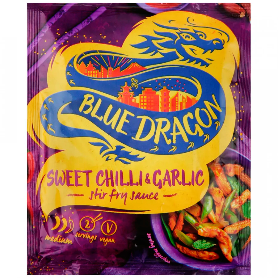 Соус Blue Dragon Stir Fry с чесноком и сладким чили, 120 г