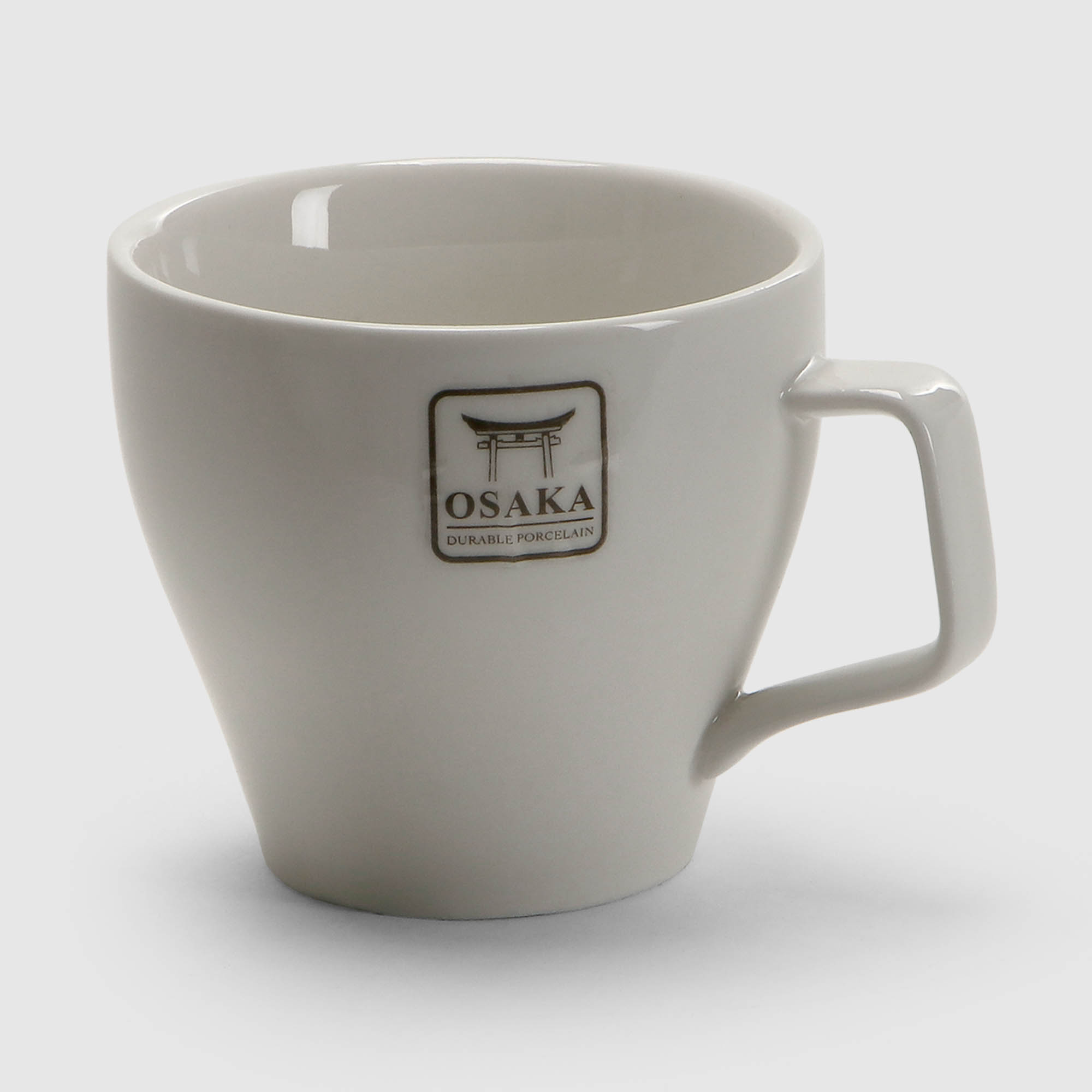 Чашка с блюдцем Koopman tableware Durable porcelain 110 мл, цвет белый - фото 1