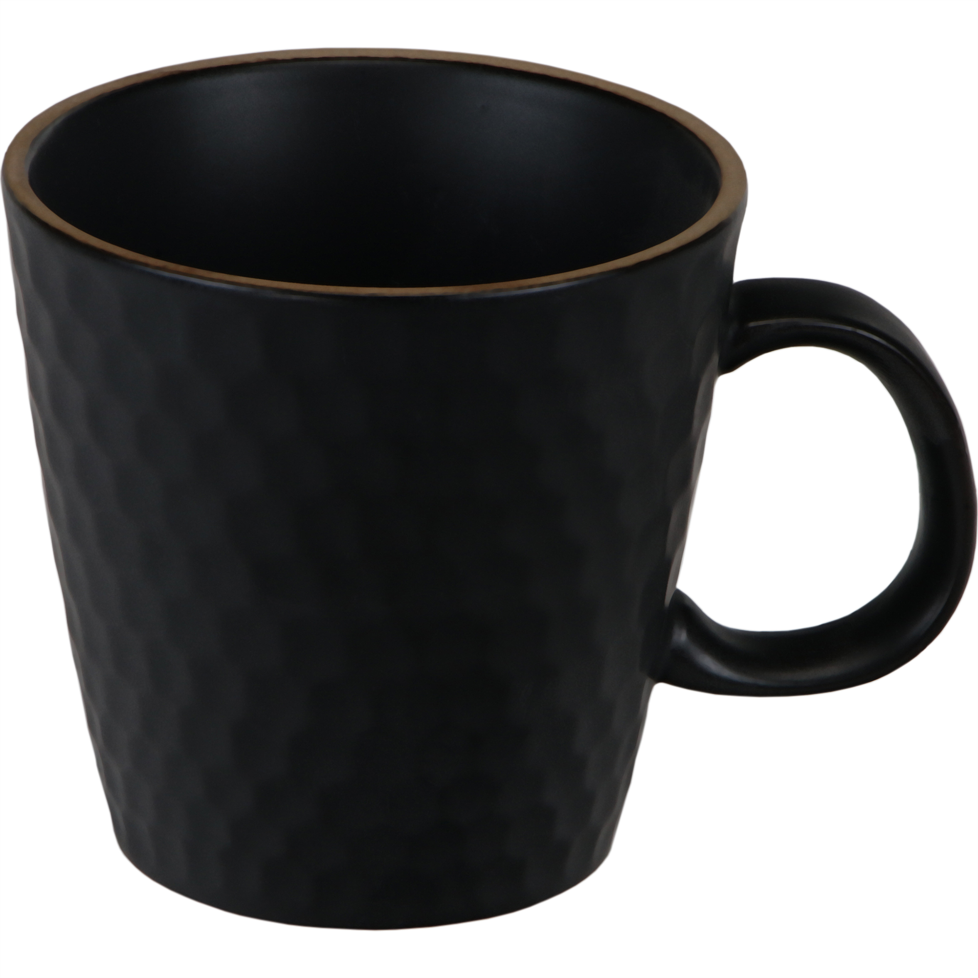 Чашка с блюдцем Koopman tableware Irregular 220 мл, цвет черный - фото 3