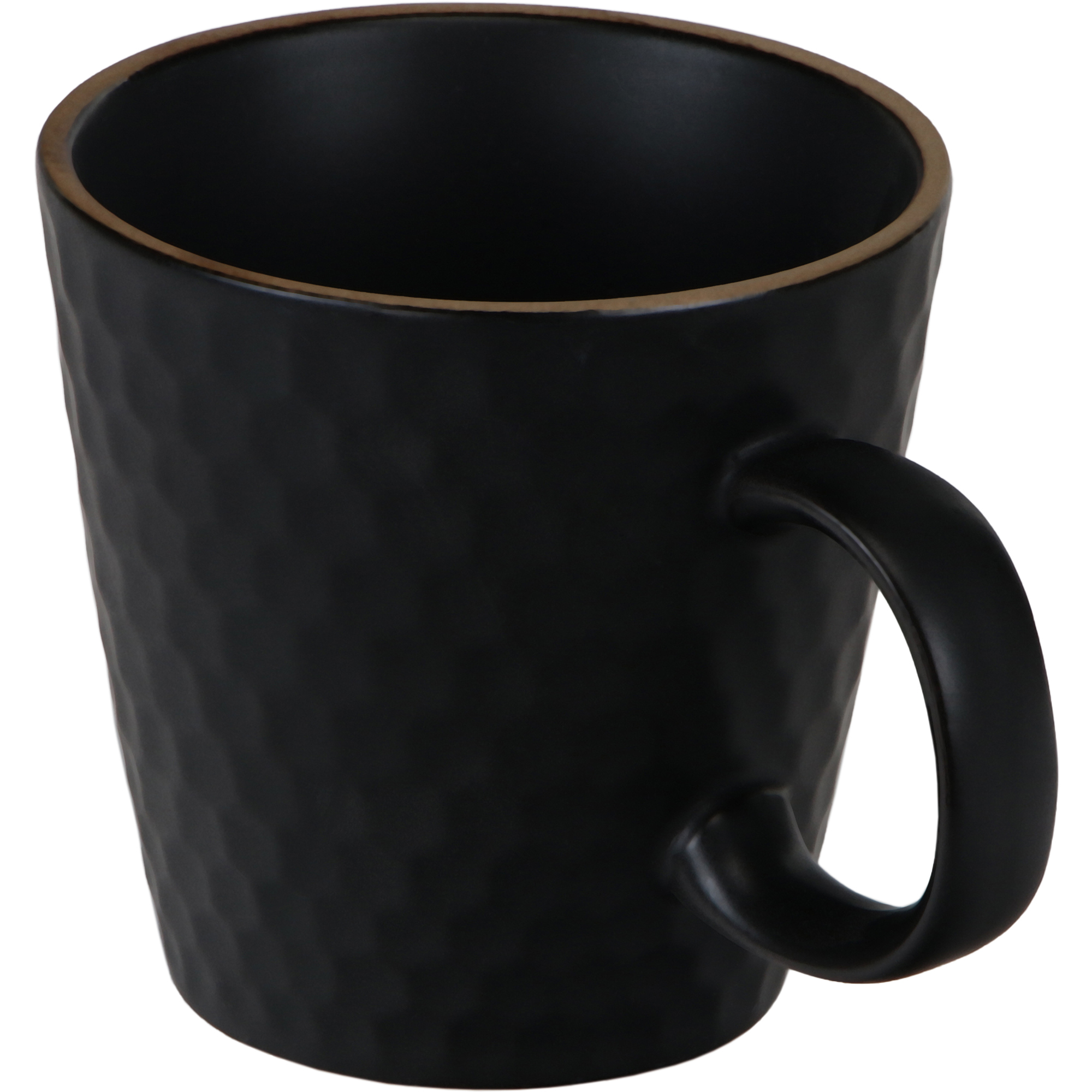 Чашка с блюдцем Koopman tableware Irregular 220 мл, цвет черный - фото 4
