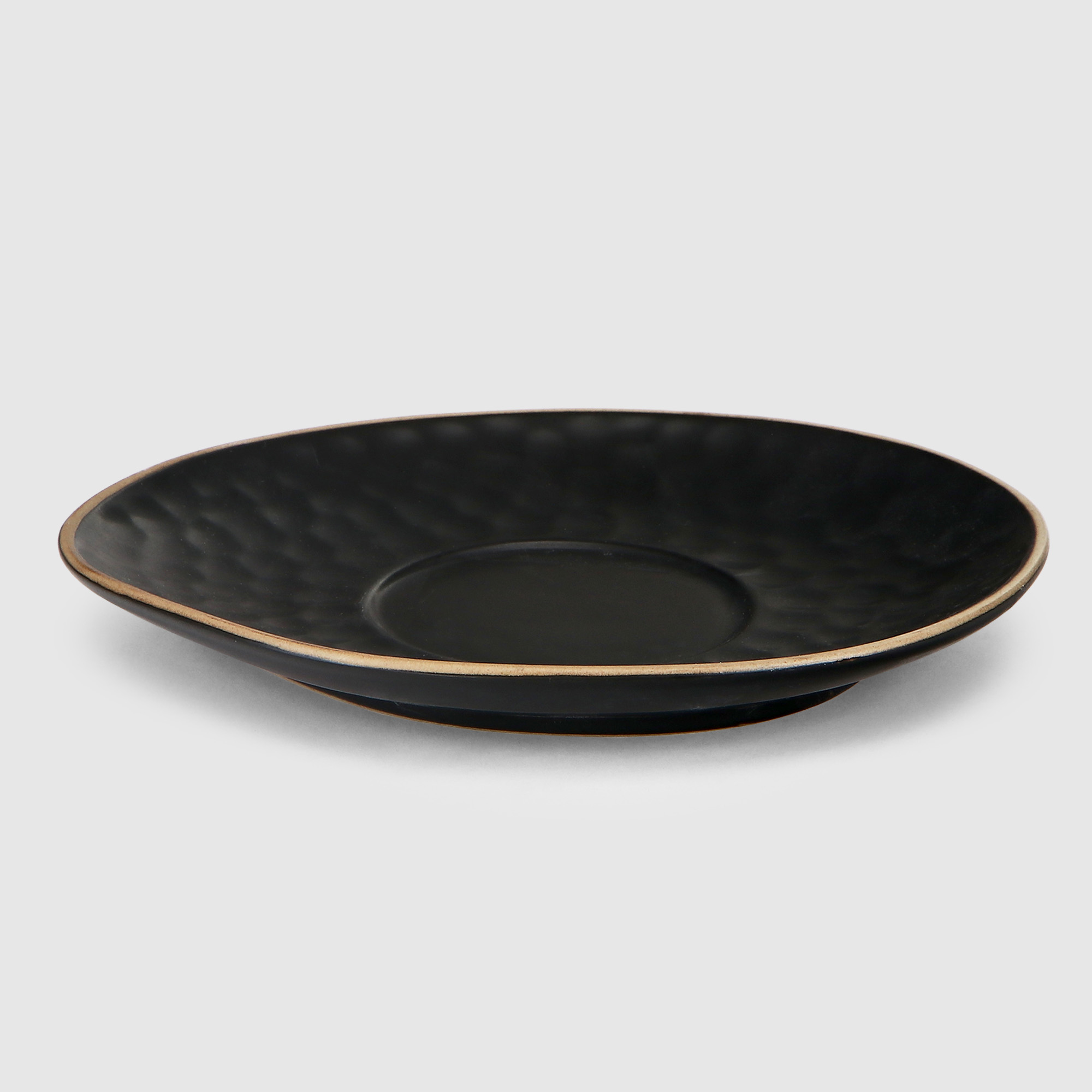 Чашка с блюдцем Koopman tableware Irregular 220 мл, цвет черный - фото 6