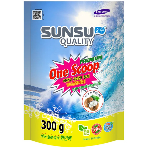 Пятновыводитель Sunsu Quality One Scoop 300 г - фото 1