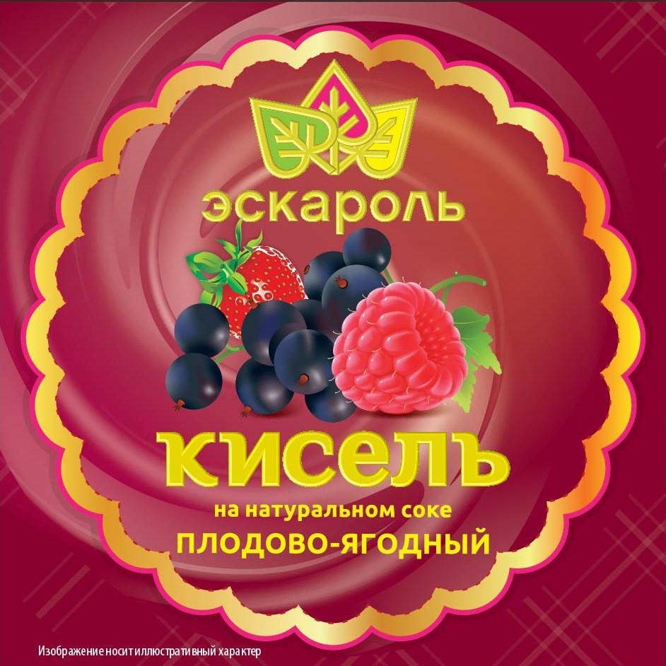 Кисель Эскароль Плодово-ягодный, 220 г