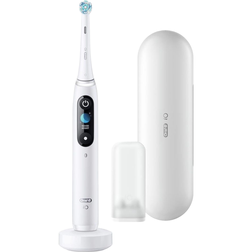 фото Электрическая зубная щетка braun oral-b io series 9 white alabaster