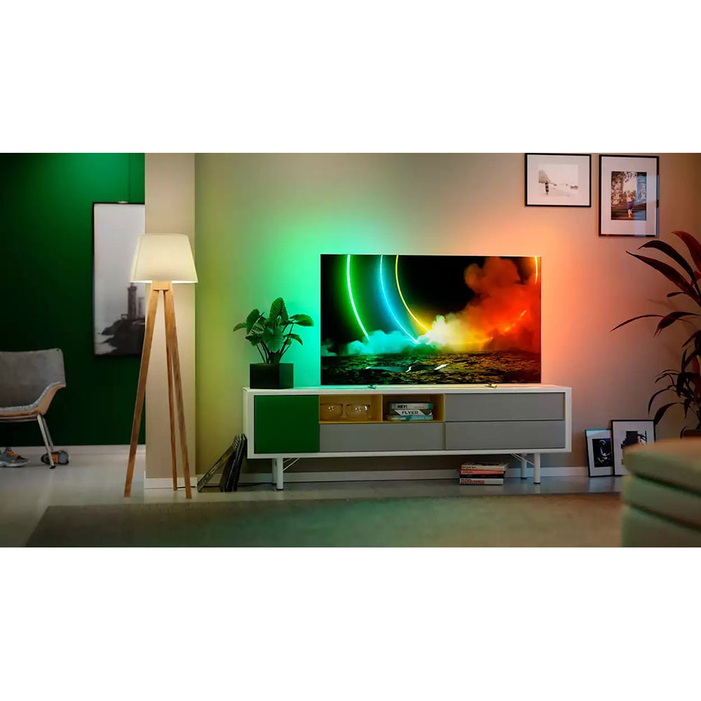 Телевизор Philips 65OLED706/12 2021, цвет серебристый - фото 4