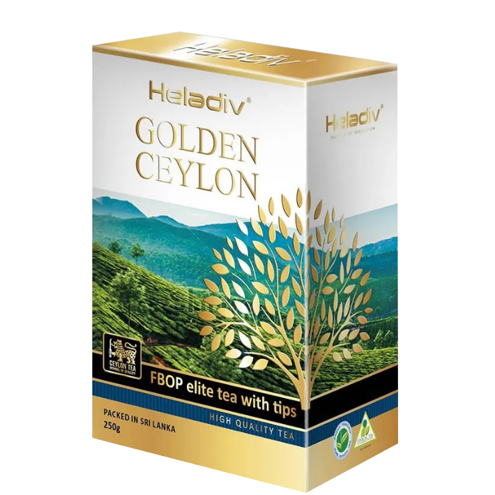 Чай черный Heladiv Golden Ceylon Fbop with Tips листовой, 250 г