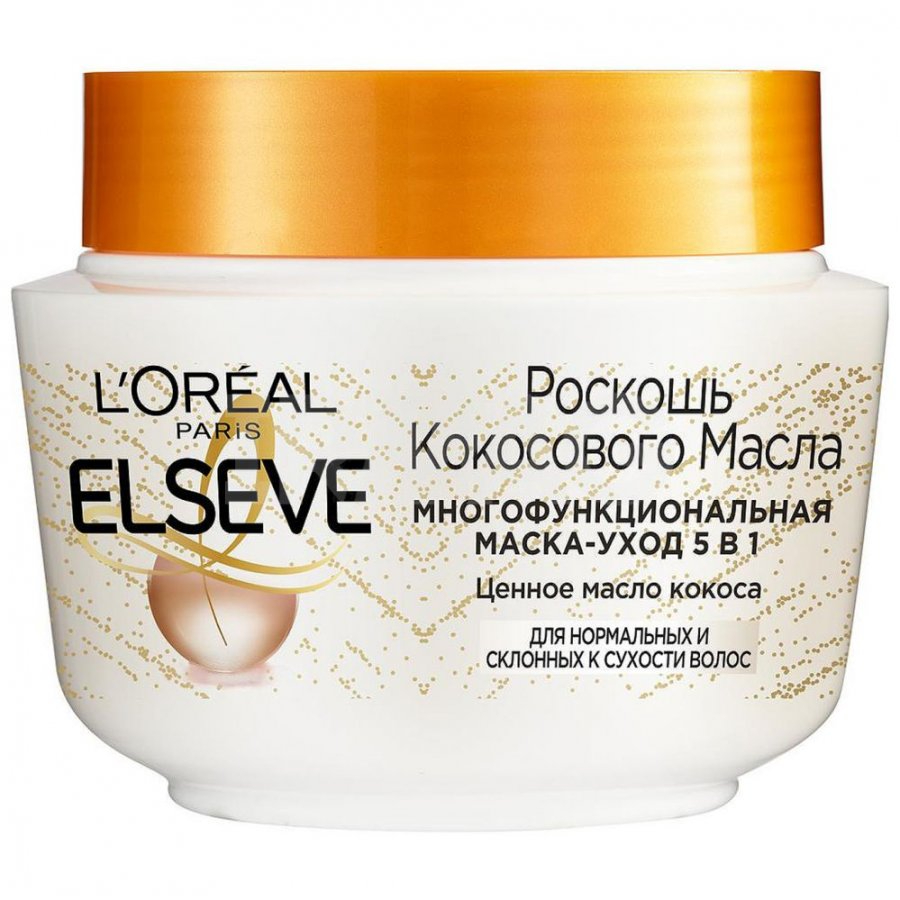 фото Маска для волос loreal elseve роскошь кокосового масла 300 мл