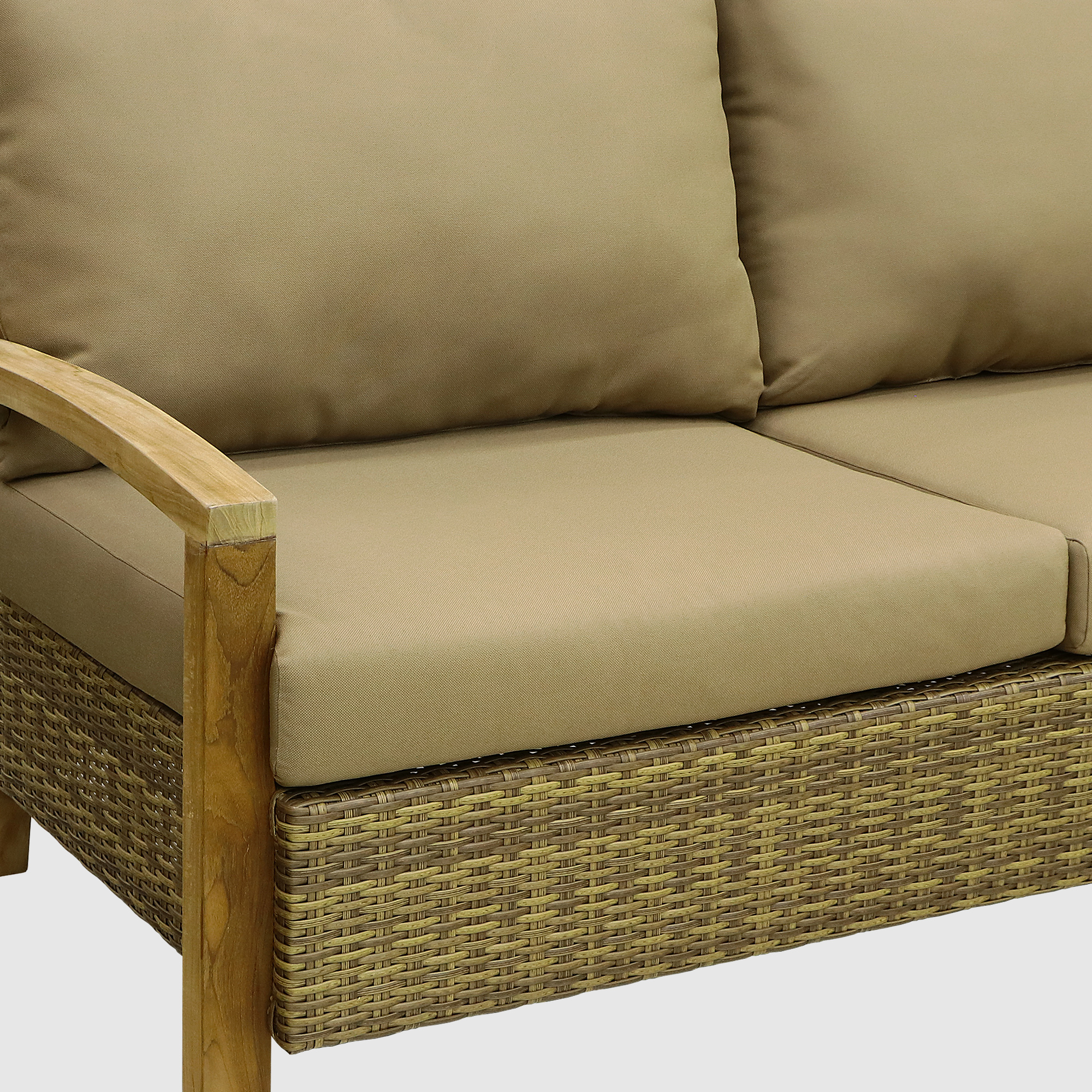 Комплект мебели Jepara Bastian 5 предметов, цвет светло-коричневый, размер 240х88х125 - фото 10