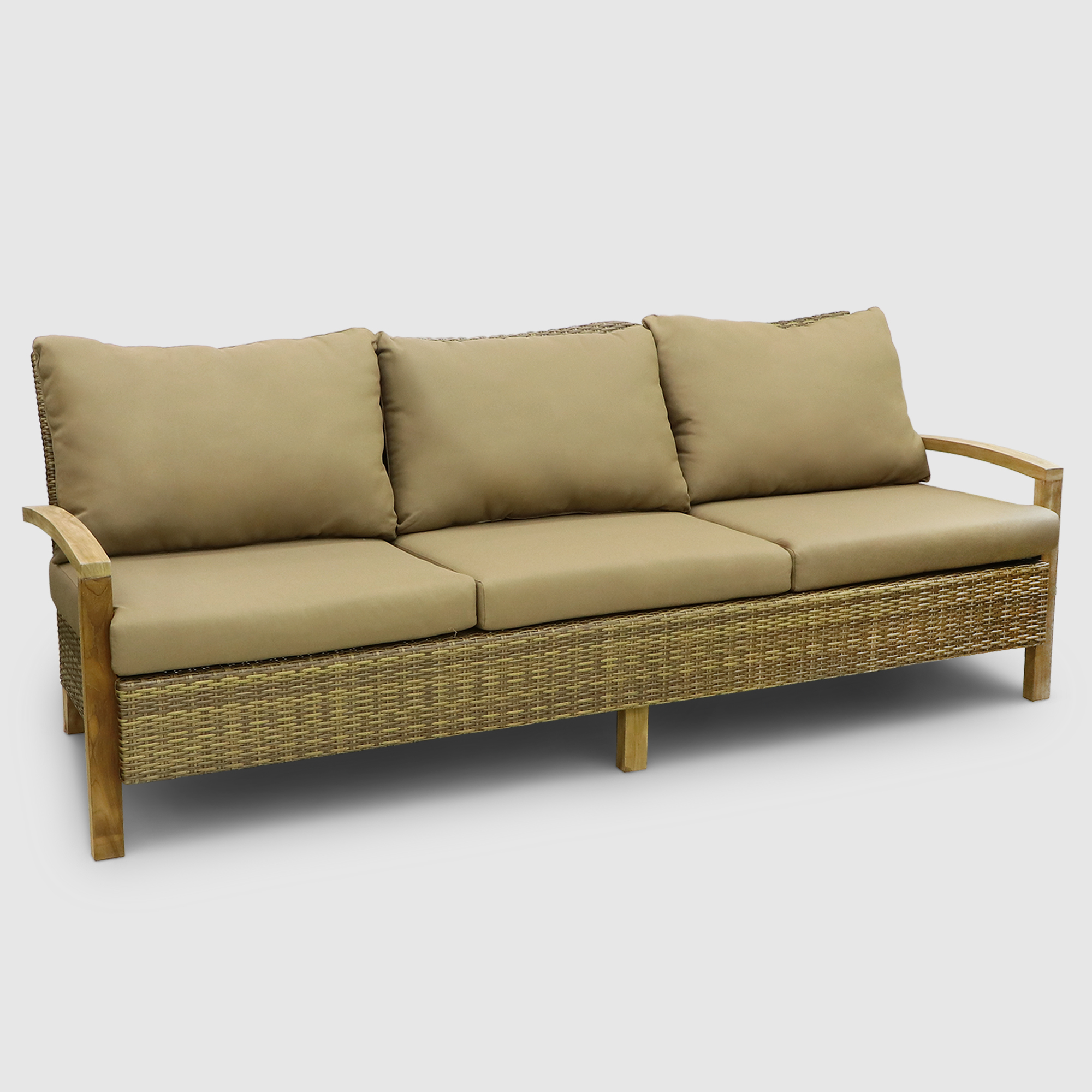 Комплект мебели Jepara Bastian 5 предметов, цвет светло-коричневый, размер 240х88х125 - фото 2