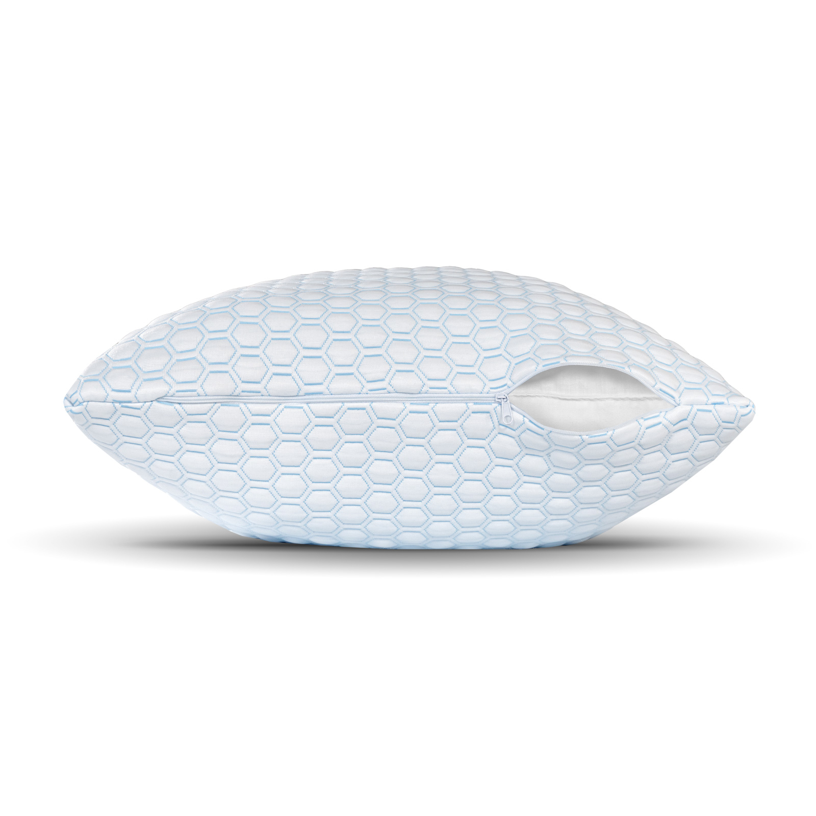 фото Защитный чехол для подушки medsleep orto cool белый с голубым 70х70 см