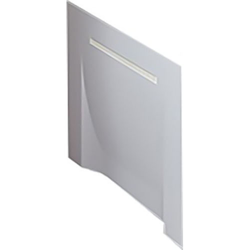 фото Торцевая панель radomir аврора белая левосторонняя 68х3,5х49 см радомир