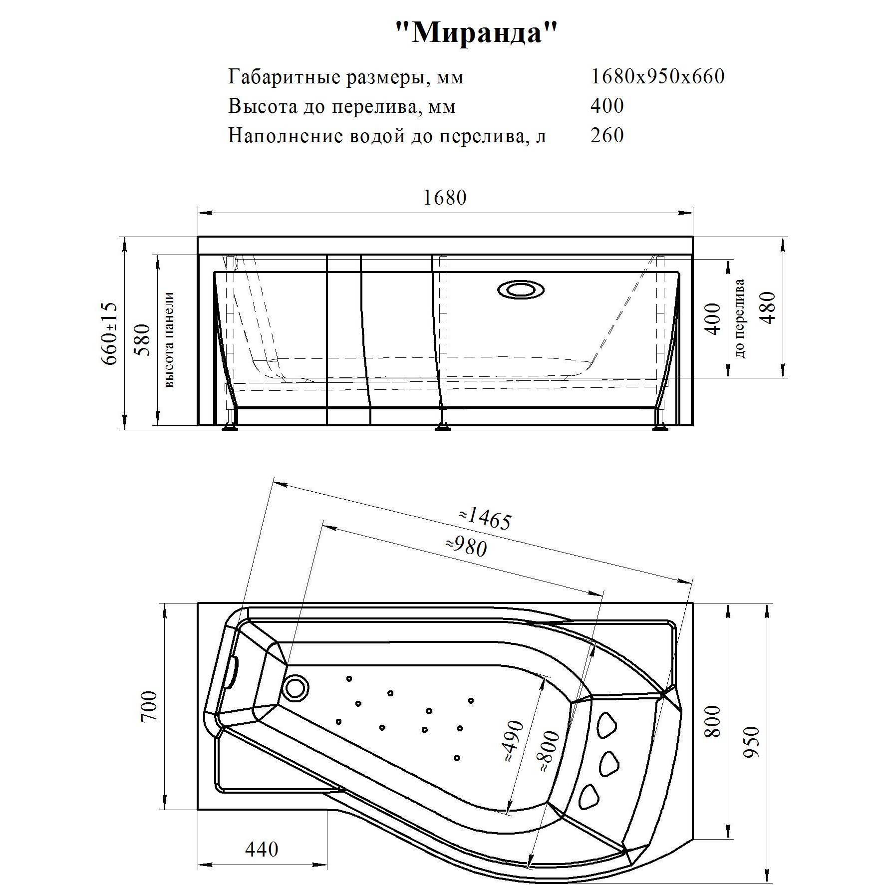 фото Гидромассажная ванна radomir маринда актив белая левосторонняя 168х95 см радомир