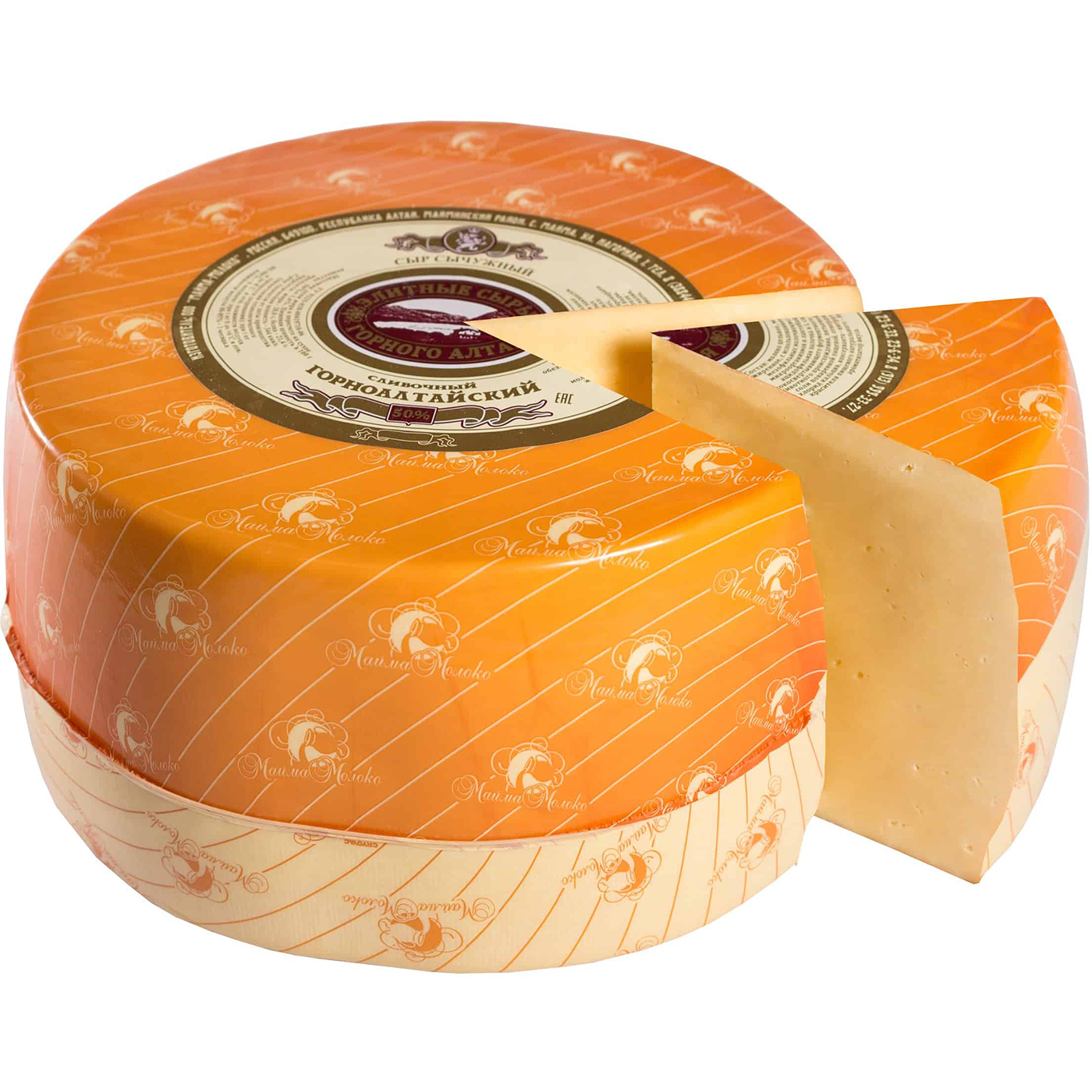Сыр Майма-Молоко Горноалтайский сливочный 50%