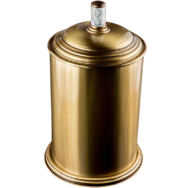 Ведро для мусора Boheme Murano Cristal бронзовое 22,5х22,5х39,5 см