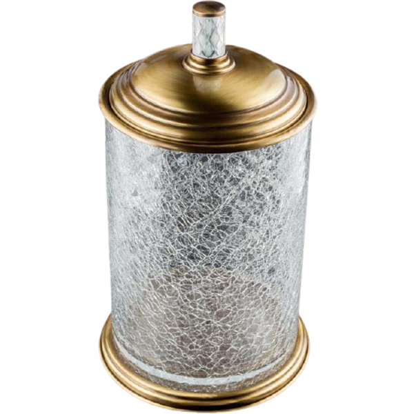 фото Ведро для мусора boheme murano cristal бронзовое 22,5х22,5х41,5 см