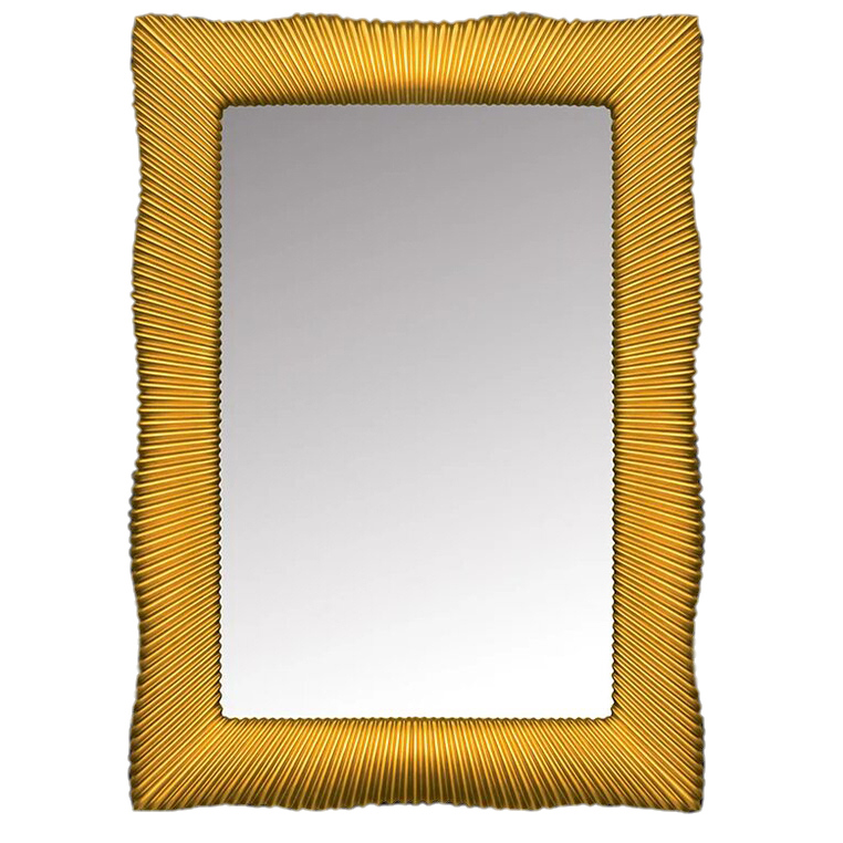 Зеркало Boheme Soho золотое 70х5х100 см