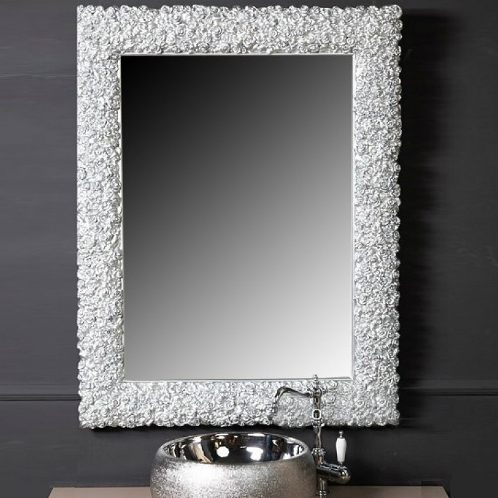 Зеркало Boheme Rose белое 85х5х110 см