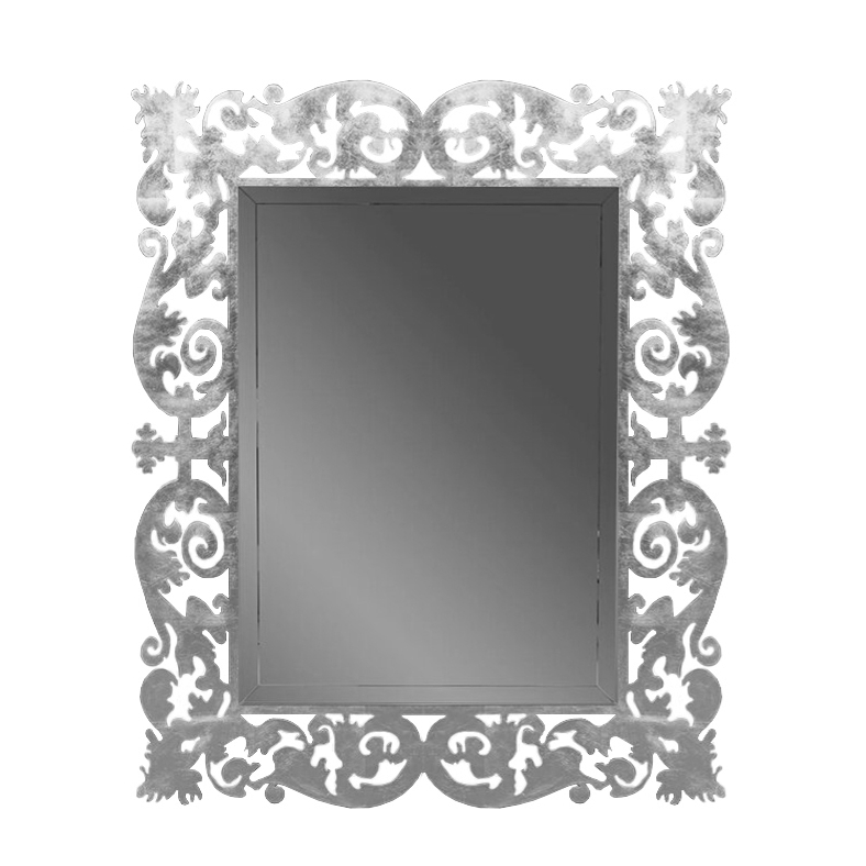 Зеркало с подсветкой Boheme Caprice серебряное 80х5х100 см