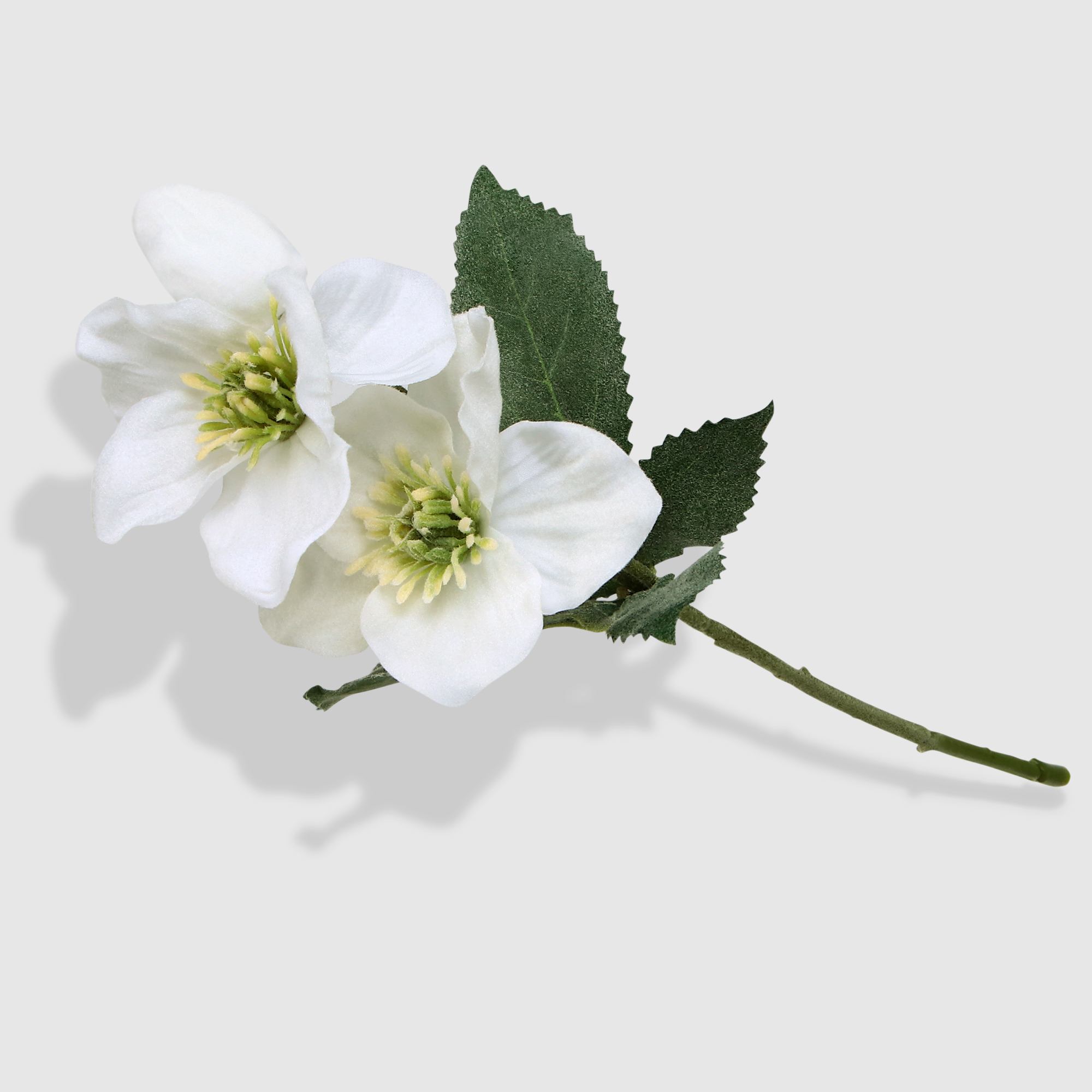 Цветок искусственный Dpi heleborus 34 см белый