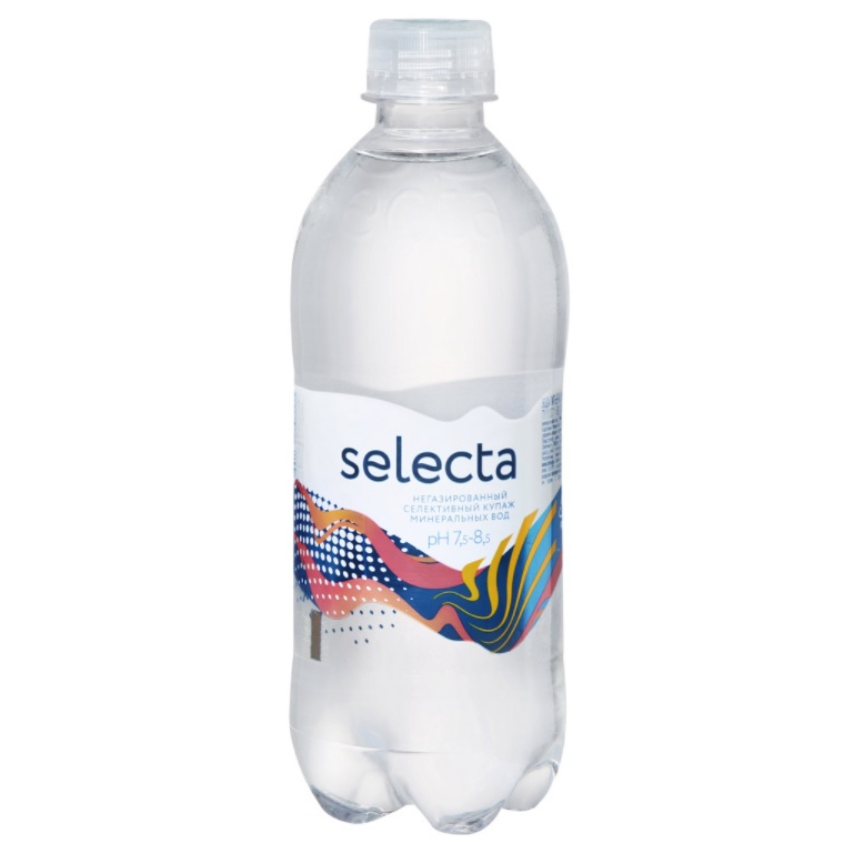 Вода питьевая Selecta купажированная негазированная, 0.5 л