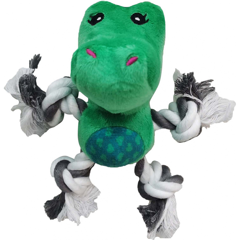 

Игрушка для собак CHOMPER Tropicool Звери с лапами из каната и пищалкой WB23714 13 см, В ассортименте