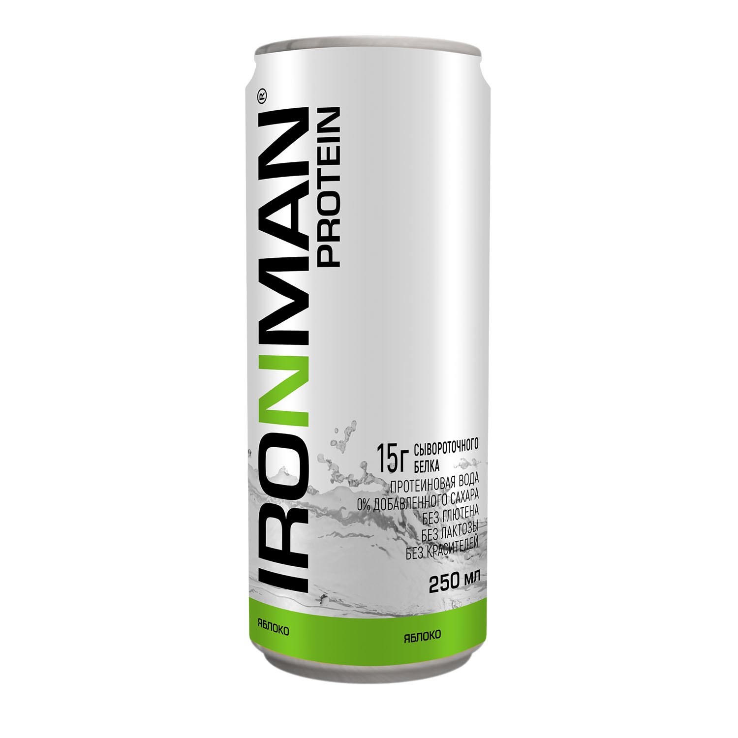 Протеиновый напиток Ironman Protein light со вкусом яблока, 250 мл