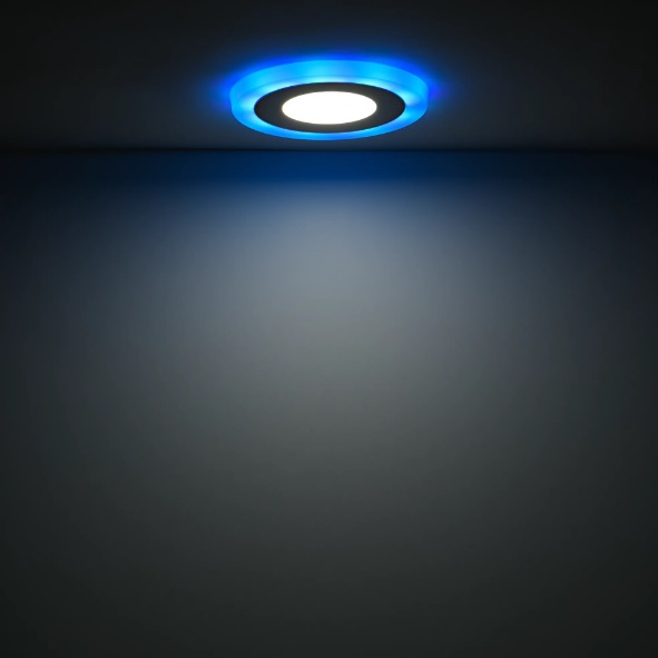 Светильник встраиваемый Gauss RGB 3+3W 4000K D10.5 см, круглый, цвет 4000 k - фото 4