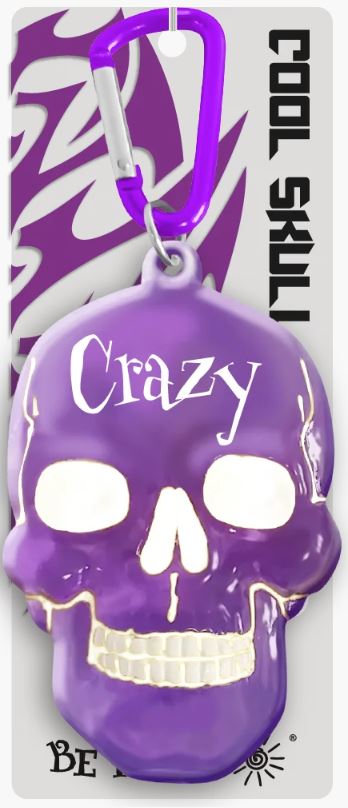 Брелок Be Happy Череп Crazy, цвет фиолетовый - фото 2