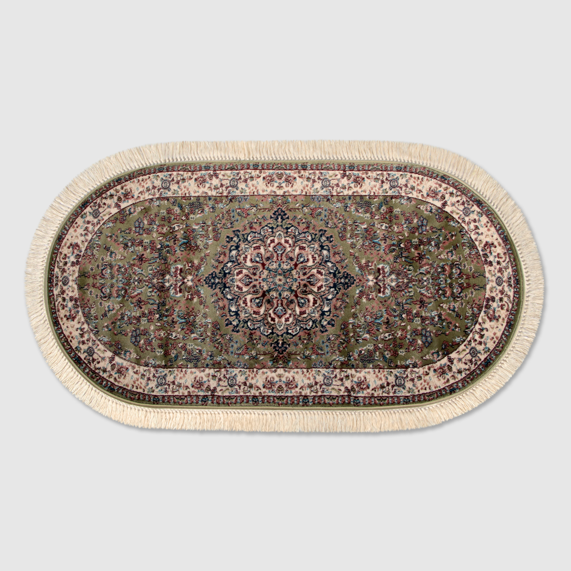 фото Ковер sofia rugs abrishim prestig 4001а красный/зеленый 80x150 см