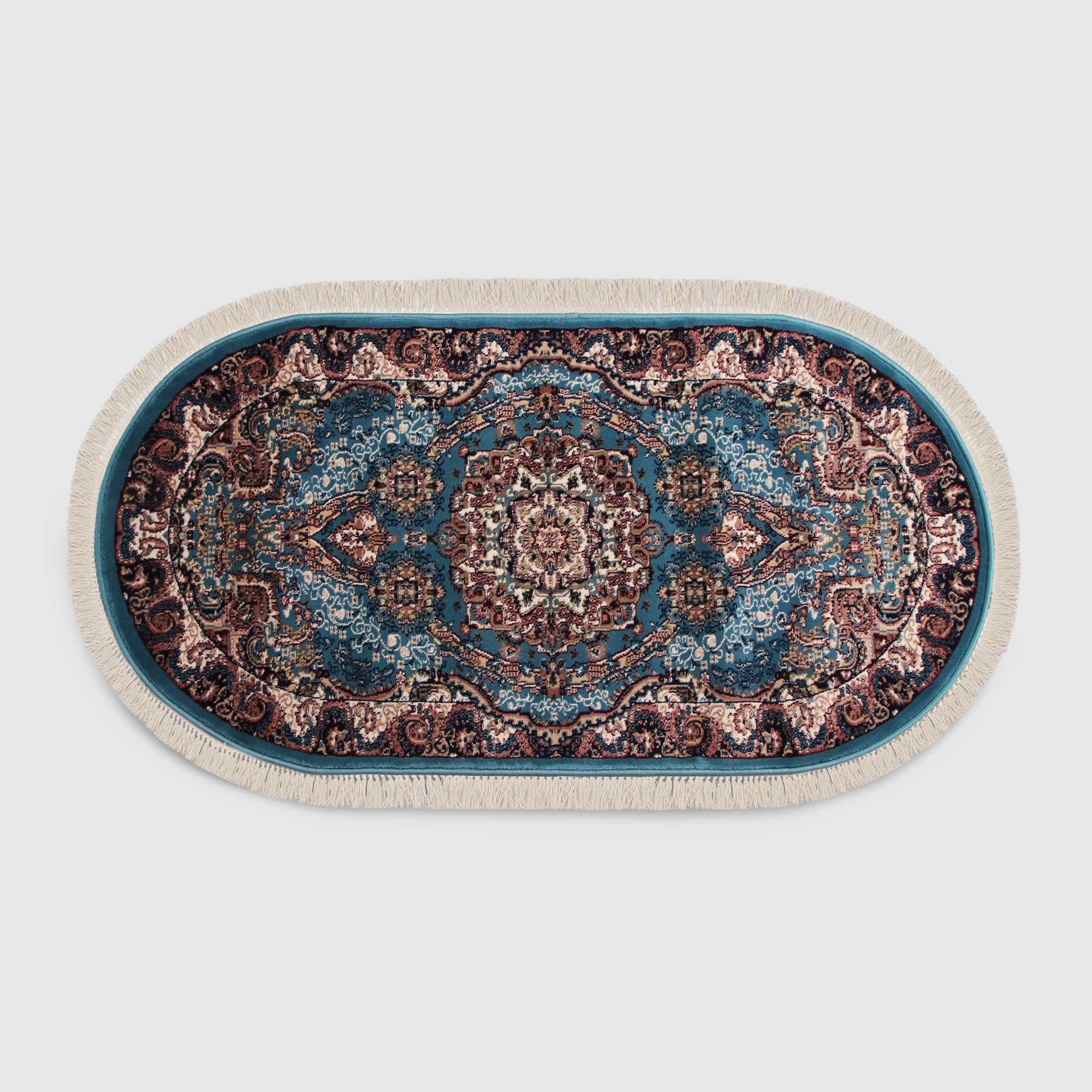 Ковер Sofia Rugs Abrishim Prestig 4001А кремовый/синий 80x150 см