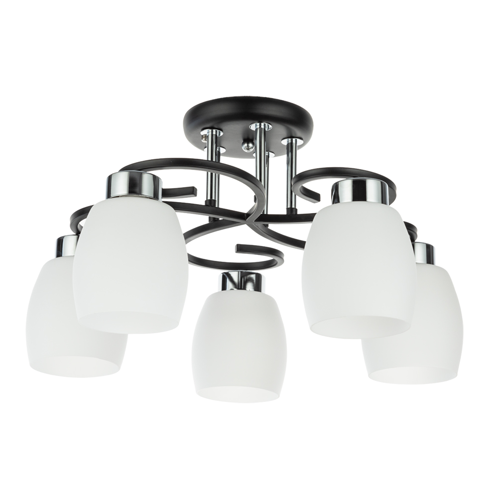 фото Светильник потолочный arte lamp krit a4505pl-5bk