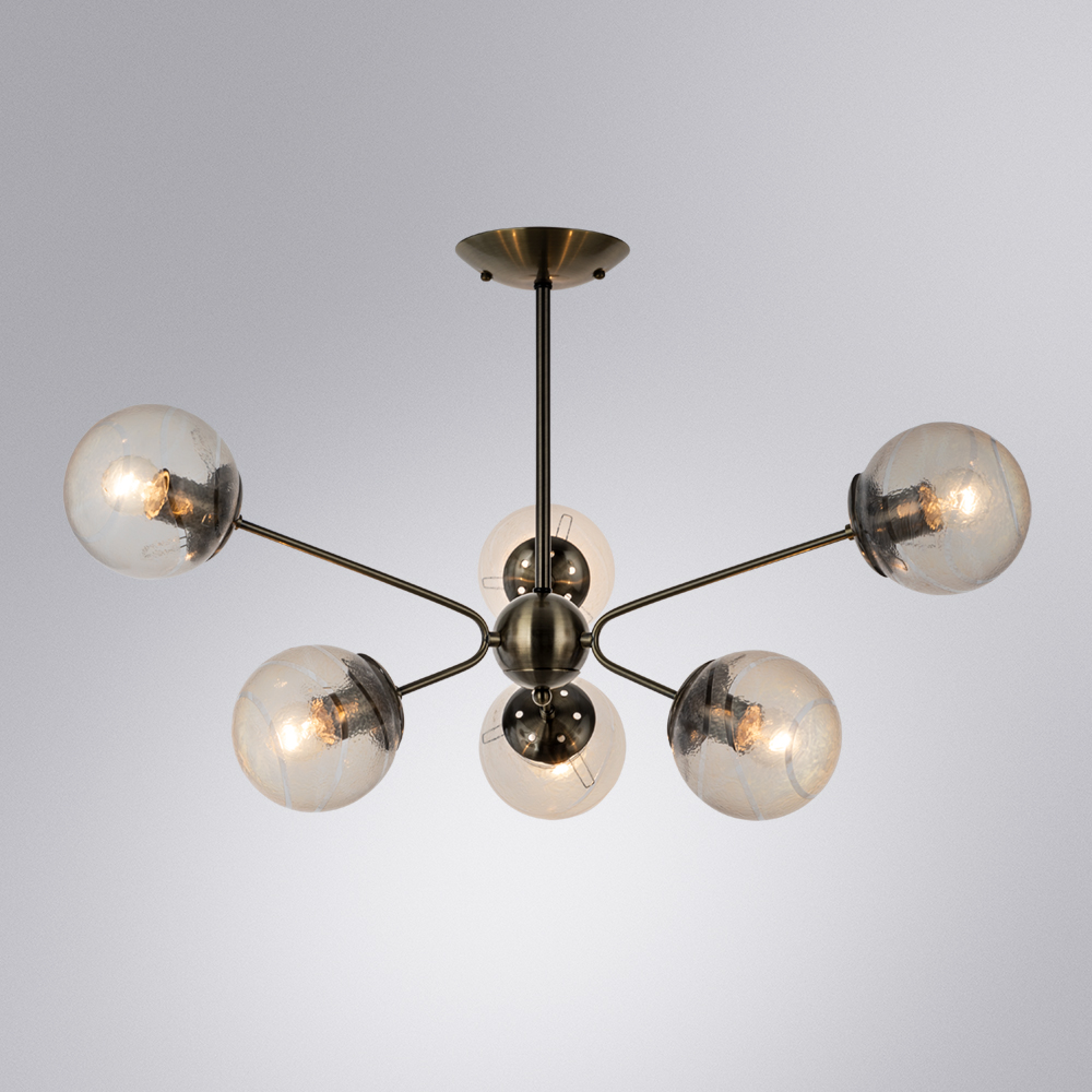 Светильник потолочный Arte Lamp Meissa A4164PL-6AB, цвет бронзовый - фото 2