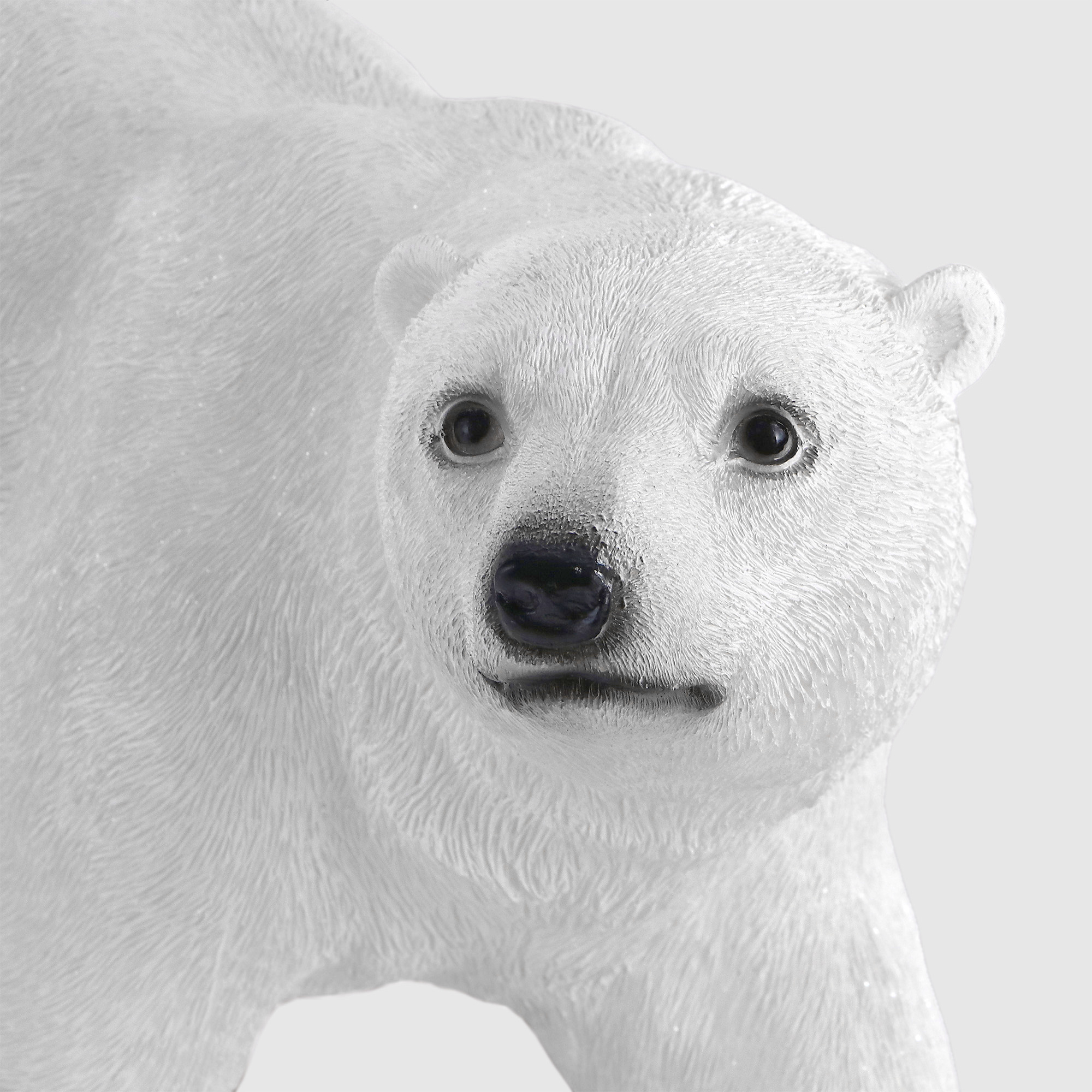 Фигура объемная светящаяся Kaemingk медведь 29х46 см, цвет белый - фото 6