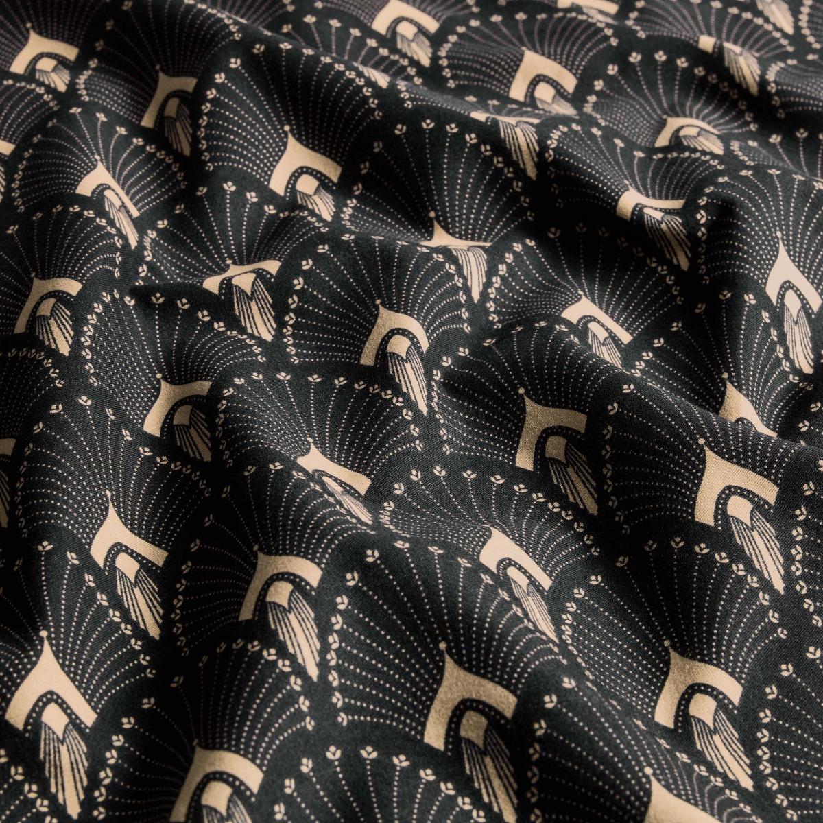 фото Комплект постельного белья togas ландер чёрный с серым евро