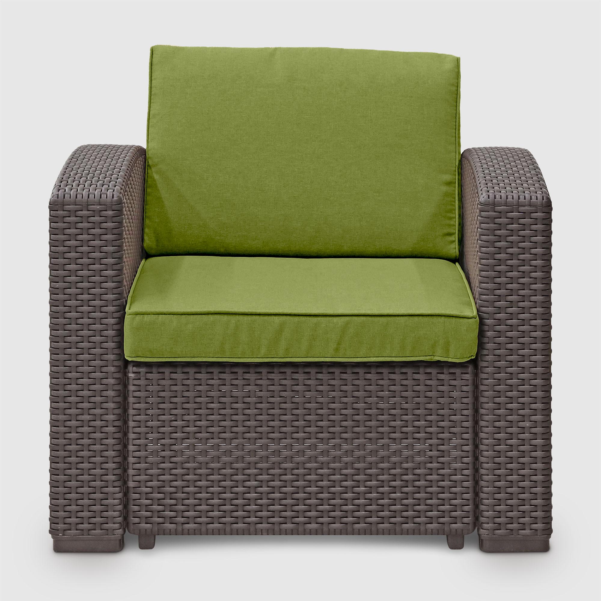 Комплект LF стол+тумба+софа 3-х местная+2 кресла зеленый (SF-C-B-A15122/SF-3-B-A15122), цвет коричневый, размер 199x75x71 - фото 5