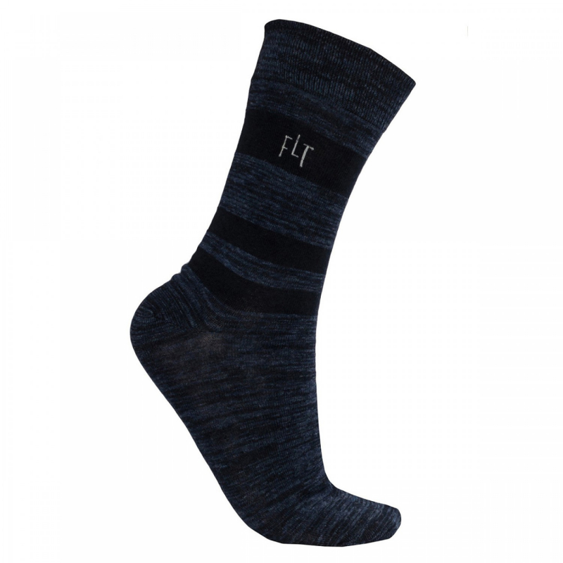 фото Мужские носки feltimo полоска синие с чёрным