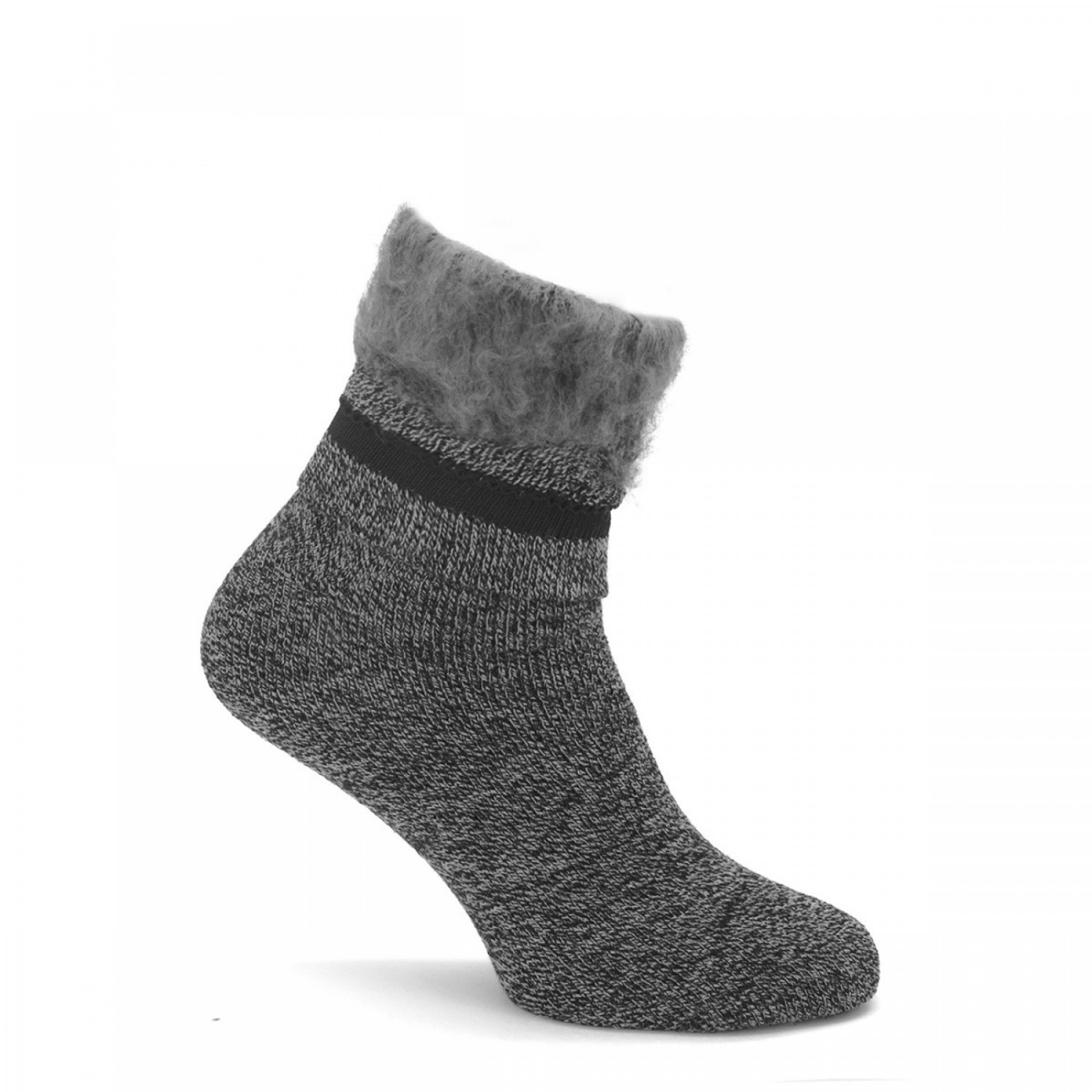 фото Женские носки feltimo thermal тёмно-серые с начёсом