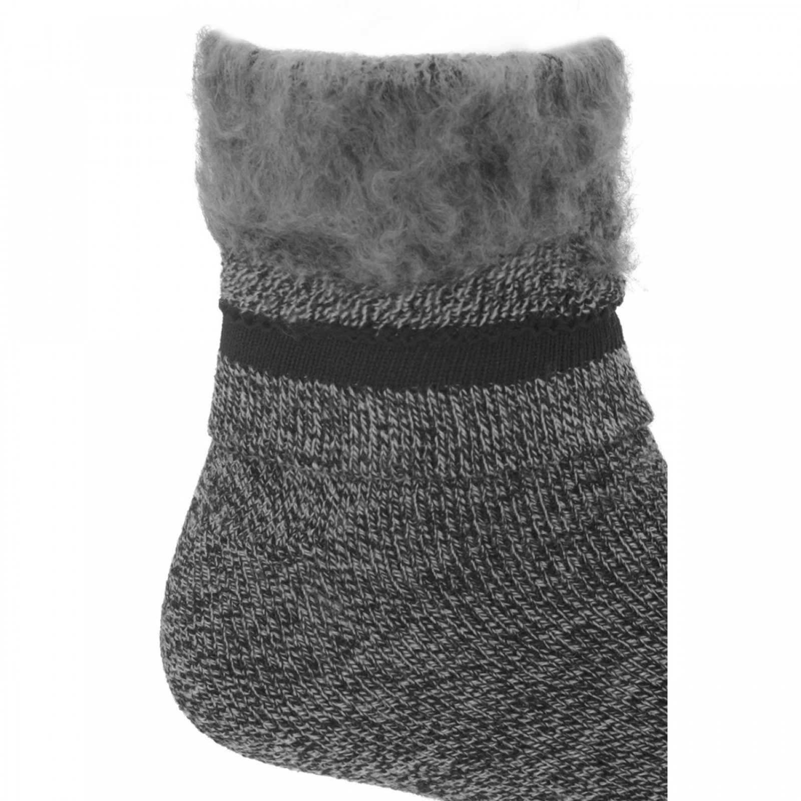 фото Женские носки feltimo thermal тёмно-серые с начёсом