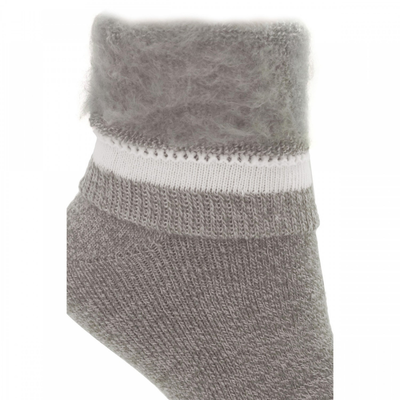 фото Женские носки feltimo thermal светло-серые с начёсом